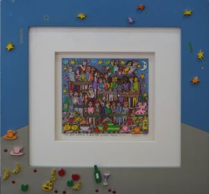リジィのTHE BIG APPLE IS BIG ON GOOD FOOD（3D版画）の作品写真